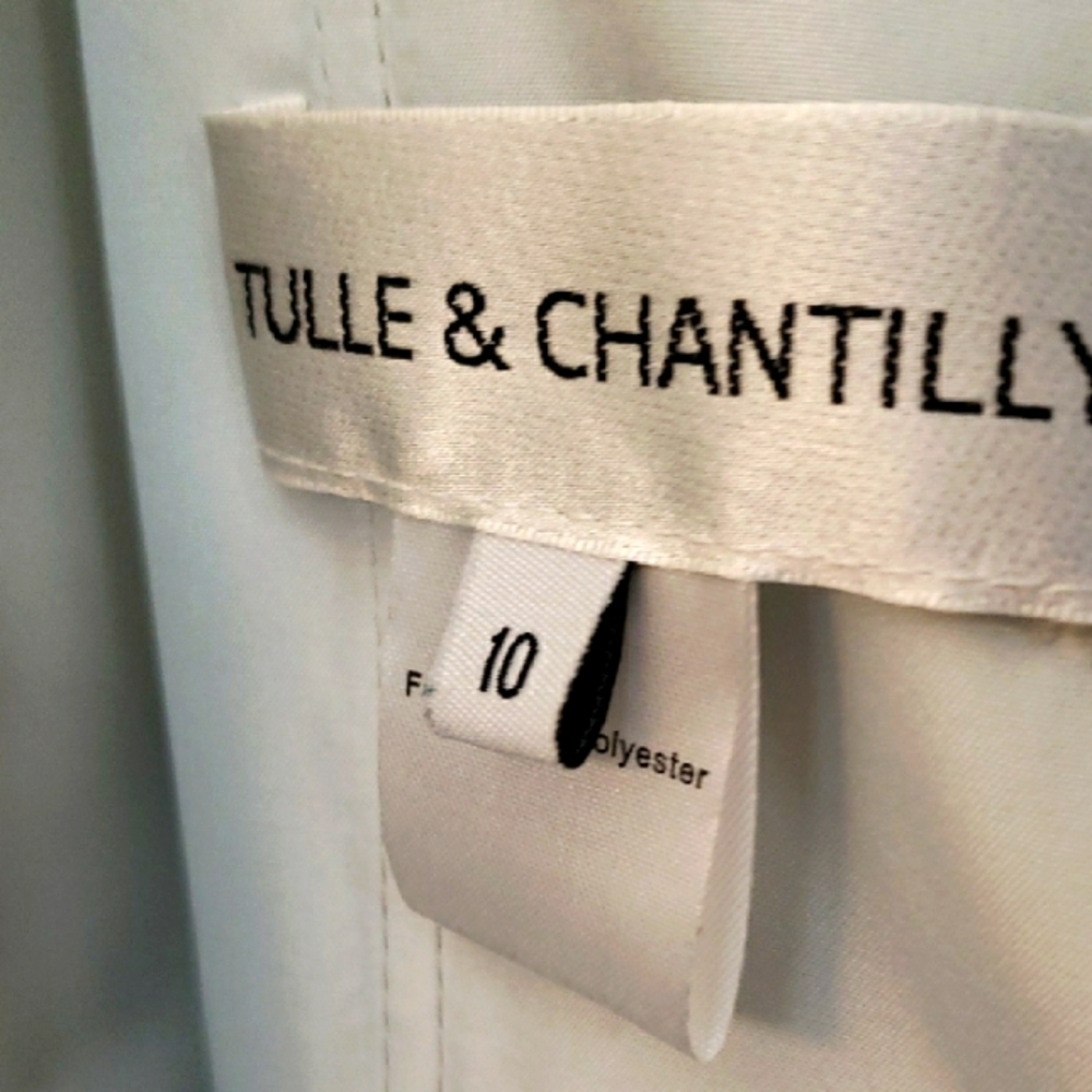 Tulle & Chantilly White Dress